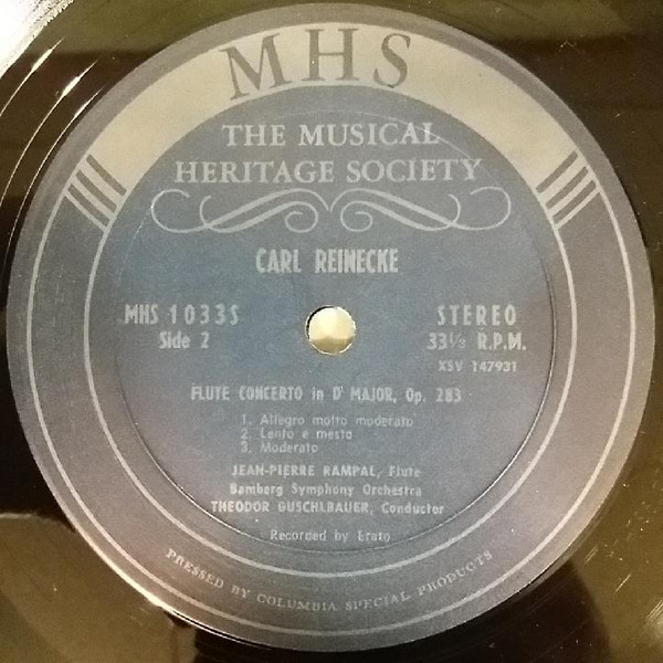 Carl Reinecke, Lily Laskine, Jean-Pierre Rampal, Bamberger Symphoniker, Theodor Guschlbauer-3