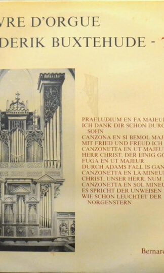 Dieterich Buxtehude - Bernard Lagacé-0