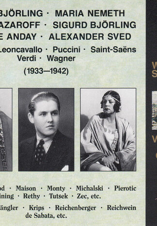 Jussi Björling, Mária Németh, Тодор Мазаров, Sigurd Björling, Rosette Anday, Alexander Sved-0