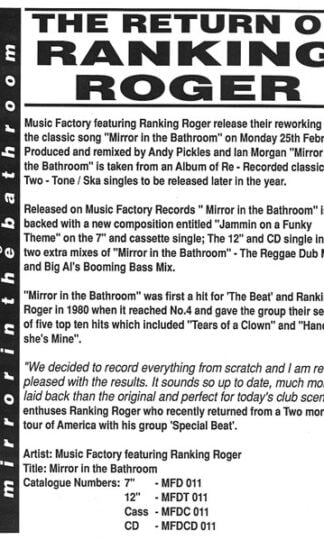 Music Factory Featuring Ranking Roger-0