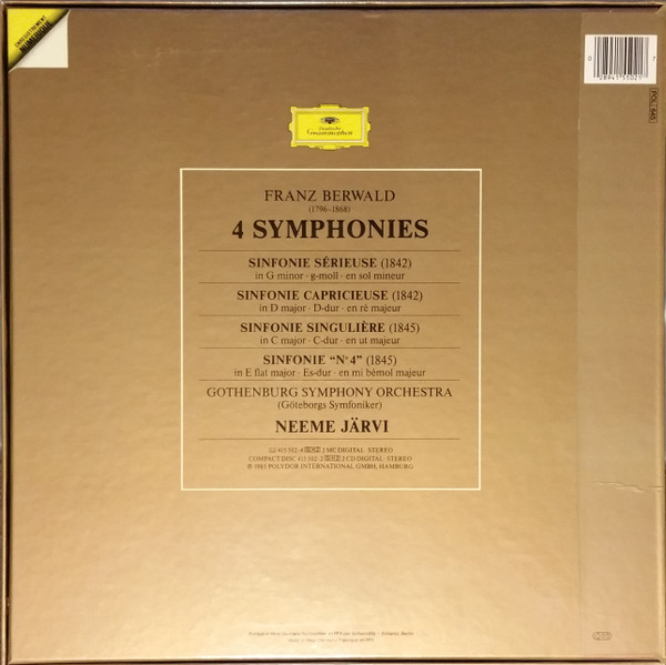 Franz Berwald, Göteborgs Symfoniker, Neeme Järvi-1