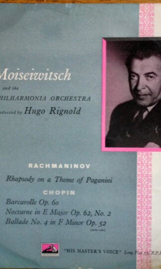 Benno Moiseiwitsch, Sergei Rachmaninoff, Frédéric Chopin-0