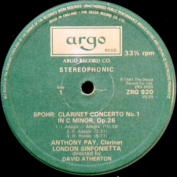 Louis Spohr, Antony Pay, London Sinfonietta, David Atherton (2)-2