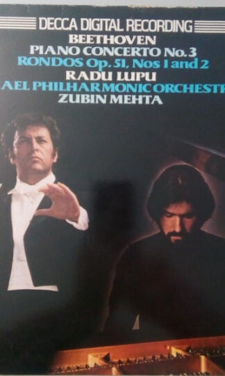 Ludwig Van Beethoven, Radu Lupu, Israel Philharmonic Orchestra / Zubin Mehta-0