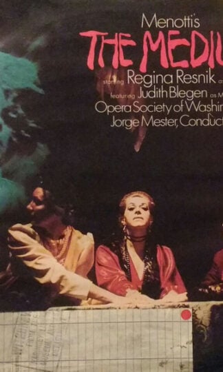 Gian Carlo Menotti, Regina Resnik, Judith Blegen, Opera Society Of Washington, Jorge Mester-0
