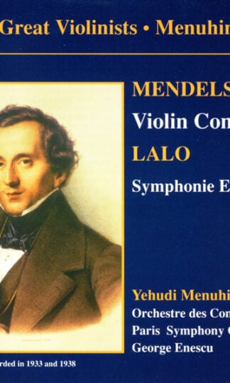 Felix Mendelssohn-Bartholdy, Édouard Lalo, Yehudi Menuhin, L'Orchestre De L'Association Des Concerts Colonne, Orchestre Symphonique De Paris, George Enescu-0