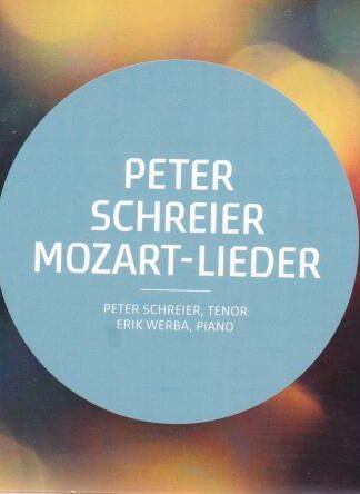 Mozart-Lieder CD digipak:Peter Schreier