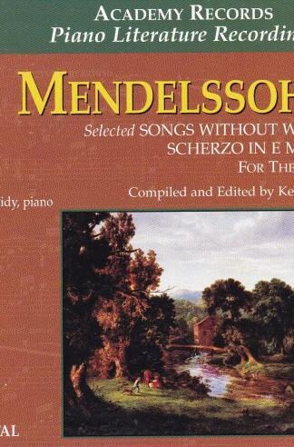Selected Song Without Words & Scherzo in E Minor CD:Mendelssohn