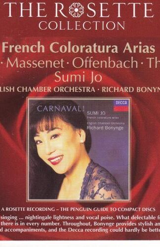 Carnaval! - French Coloratura Arias CD:Sumi Jo