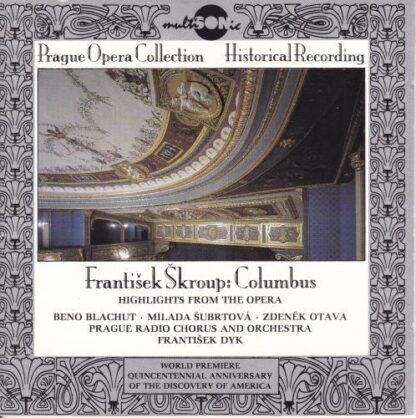 Columbus: Higlights from the Opera (Prague Opera Collection) CD:Frantisek Skroup