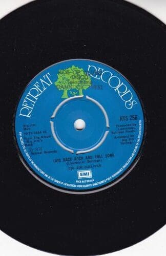 Laid Back Rock And Roll Song 7" (UK 1974):Big Jim Sullivan