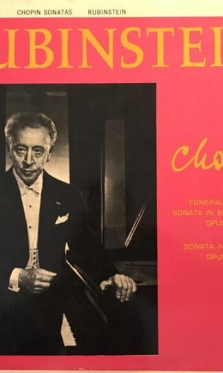 Chopin Sonatas LP (UK):Arthur Rubinstein