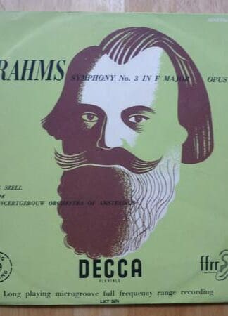 Symphony No. 3 In F Major, Op. 90 LP (SOUTH AFRICA):Brahms