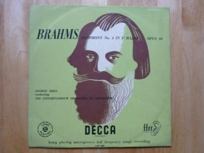 Symphony No. 3 In F Major, Op. 90 LP (SOUTH AFRICA):Brahms