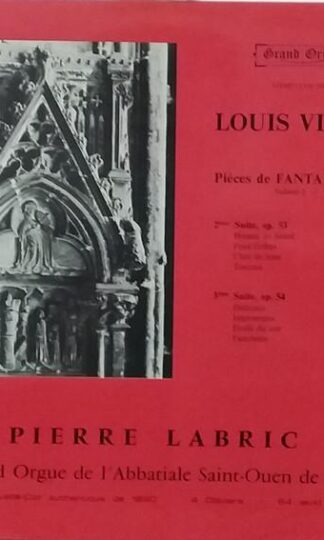 Pieces De Fantaisie Volume 2 LP (FRA):Louis Vierne