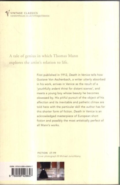 Death In Venice And Other Stories : Thomas Mann - Image 2