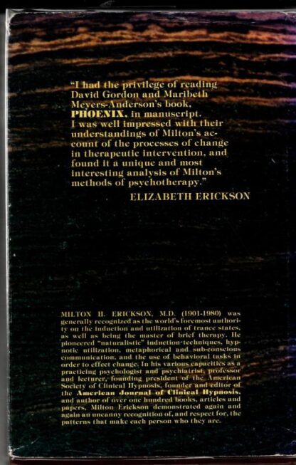 Phoenix. Therapeutic Patterns Of Milton H. Erickson : David Gordon; Maribeth Meyers-Anderson - Image 2