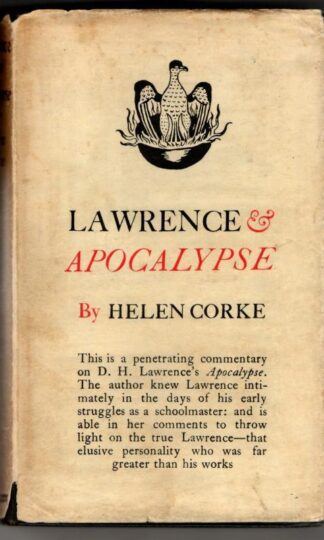 Lawrence & Apocalypse. : Helen Corke