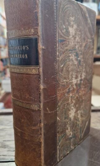 Spirit of Boccaccio's Decameron; Comprising Three Days Entertainment : Giovanni Boccaccio
