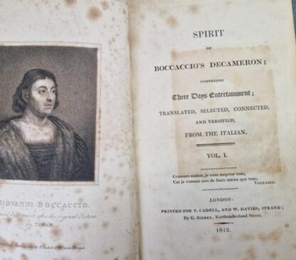 Spirit of Boccaccio's Decameron; Comprising Three Days Entertainment : Giovanni Boccaccio - Image 2