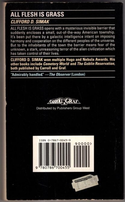 All Flesh is Grass : Clifford D. Simak - Image 2