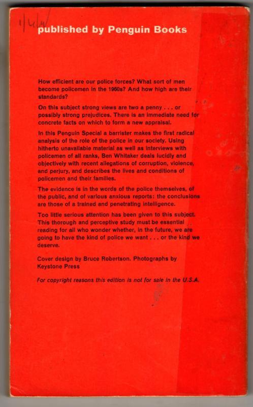 The Police (Penguin Special) : Ben Whitaker - Image 2