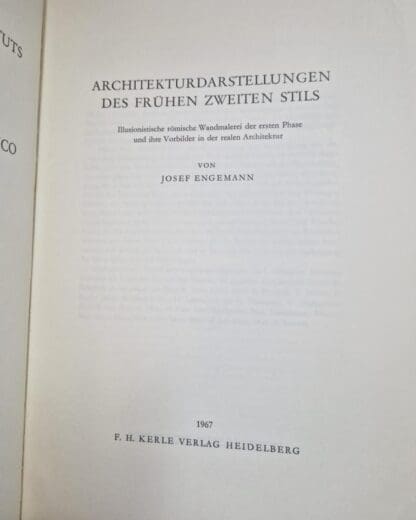 Architekturdarstellungen des frühen zweiten Stils : Josef Engemann - Image 2