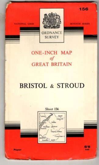 National Grid Seventh Series Sheet 156 Bristol & Stroud : Ordnance Survey