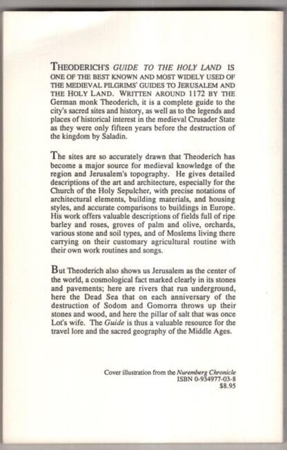 Guide to the Holy Land:Theodorich - Image 2