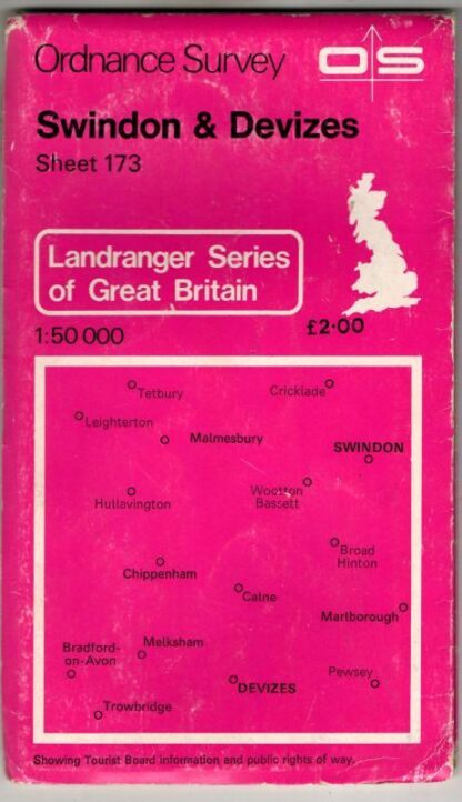 Landranger Sheet 173 Swindon & Devizes : Ordnance Survey