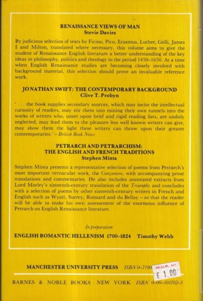 Renaissance Latin Poetry : I. D. McFarlane - Image 2