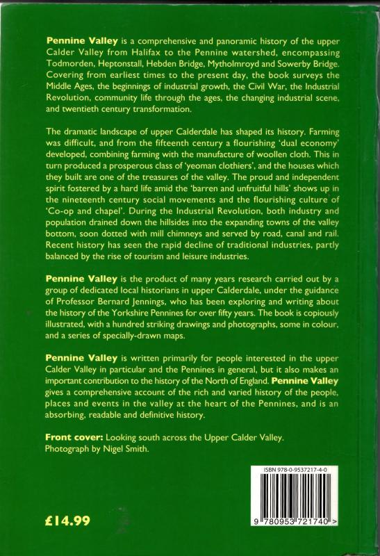 Pennine Valley: A History of Upper Calderdale : Hebden Bridge WEA Local History Group - Image 2