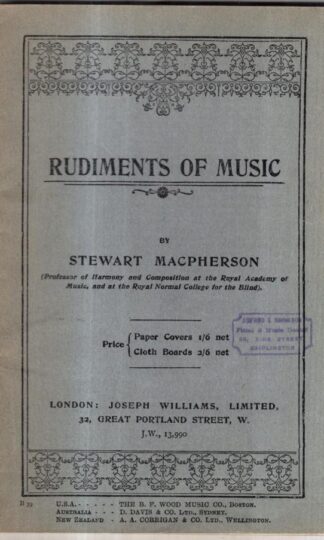 Rudiments Of Music : Stewart MacPherson
