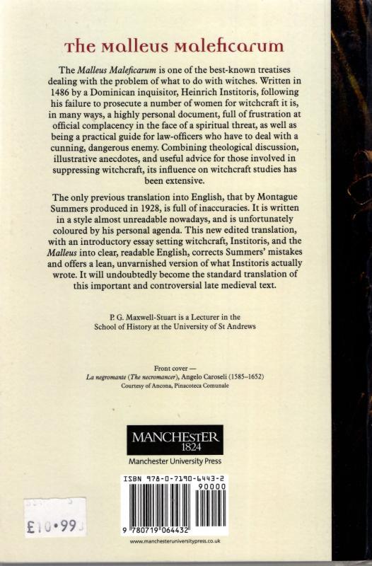 The Malleus Maleficarum : Peter Maxwell-Stuart (Translator) - Image 2