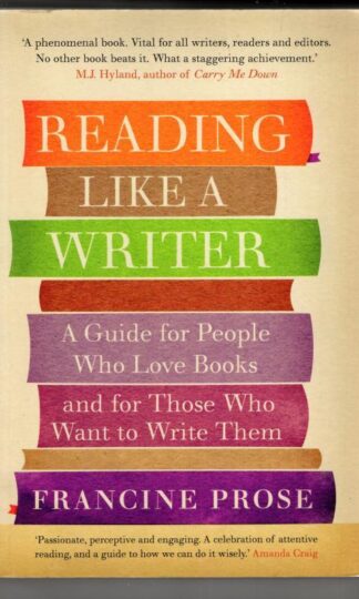 Reading Like a Writer: A Guide for People Who Love Books and for Those Who Want to Write Them : Francine Prose
