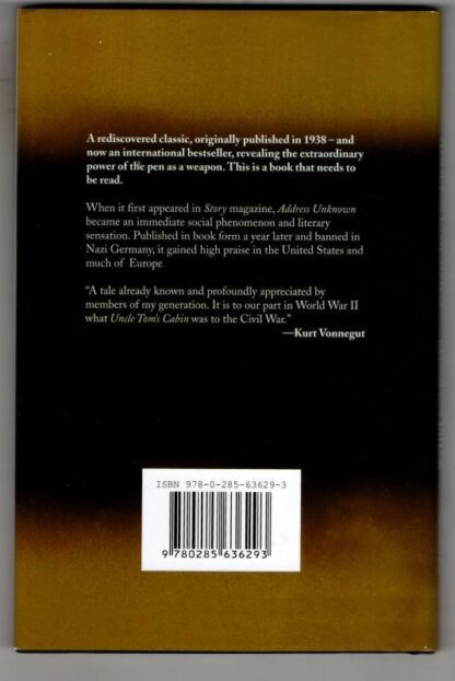 Address Unknown : Kathrine Kressmann Taylor - Image 2