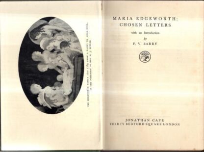 Maria Edgeworth: Chosen Letters : Barry F.V. (edited by) - Image 2