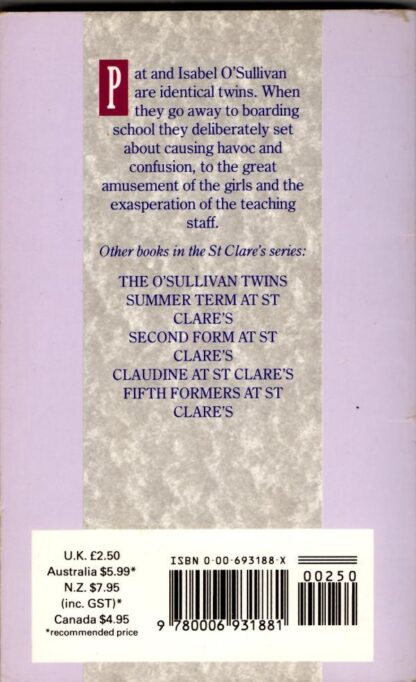 The Twins at St Clare's : Enid Blyton - Image 2