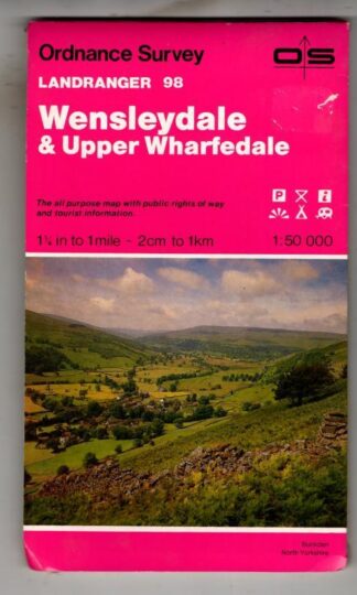 Landranger Sheet 98 Wensleydale and Upper Wharfedale : Ordnance Survey