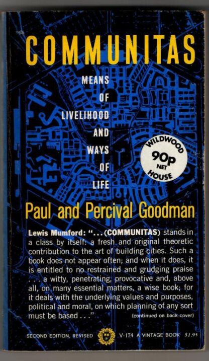 Communitas : Paul & Percival Goodman