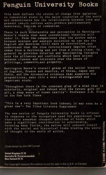 Social Origins of Dictatorship And Democracy : Barrington Moore Jr. - Image 2