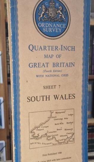 Quarter-Inch Map of Great Britain. Sheet 7 South Wales : Ordnance Survey