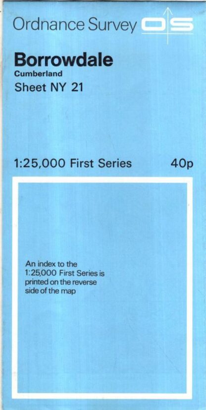 Borrowdale Sheet NY 21 1:25 000 1st series : Ordnance Survey