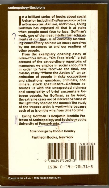 Interaction Ritual : Erving Goffman - Image 2