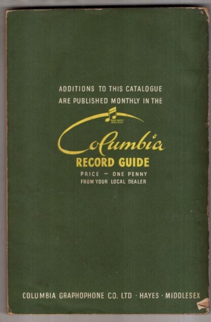 Columbia 1946-47 Catalogue : Columbia - Image 2