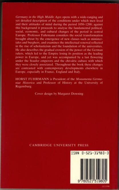 Germany in the High Middle Ages c.1050-1200 (Cambridge Medieval Textbooks) : Horst Fuhrmann - Image 2