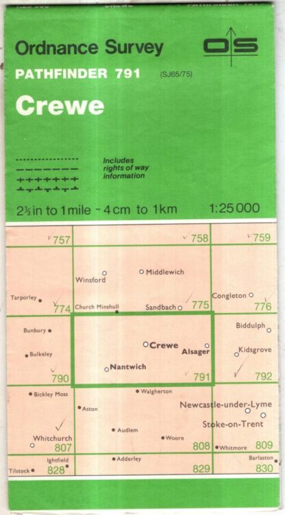 Pathfinder 791 Crewe : Ordnance Survey