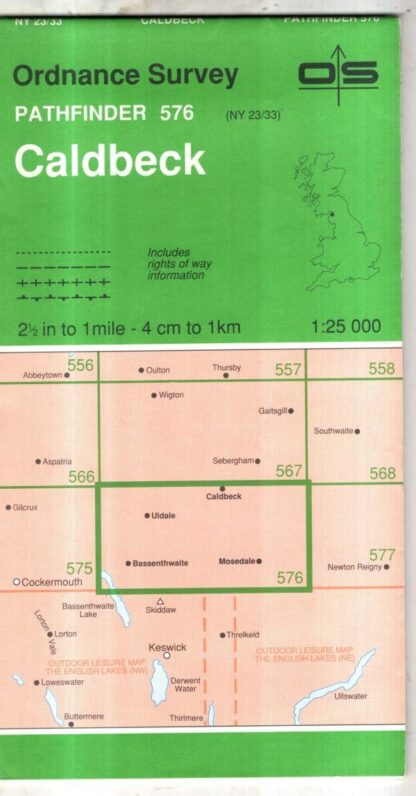 Pathfinder 576 Caldbeck : Ordnance Survey