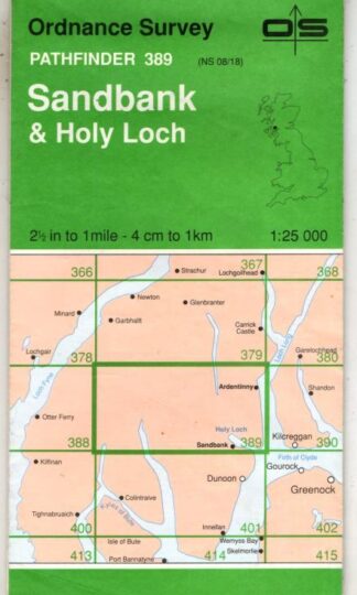 Pathfinder Sheet 389 Sandbank & Holy Loch : Ordnance Survey