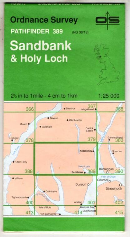 Pathfinder Sheet 389 Sandbank & Holy Loch : Ordnance Survey
